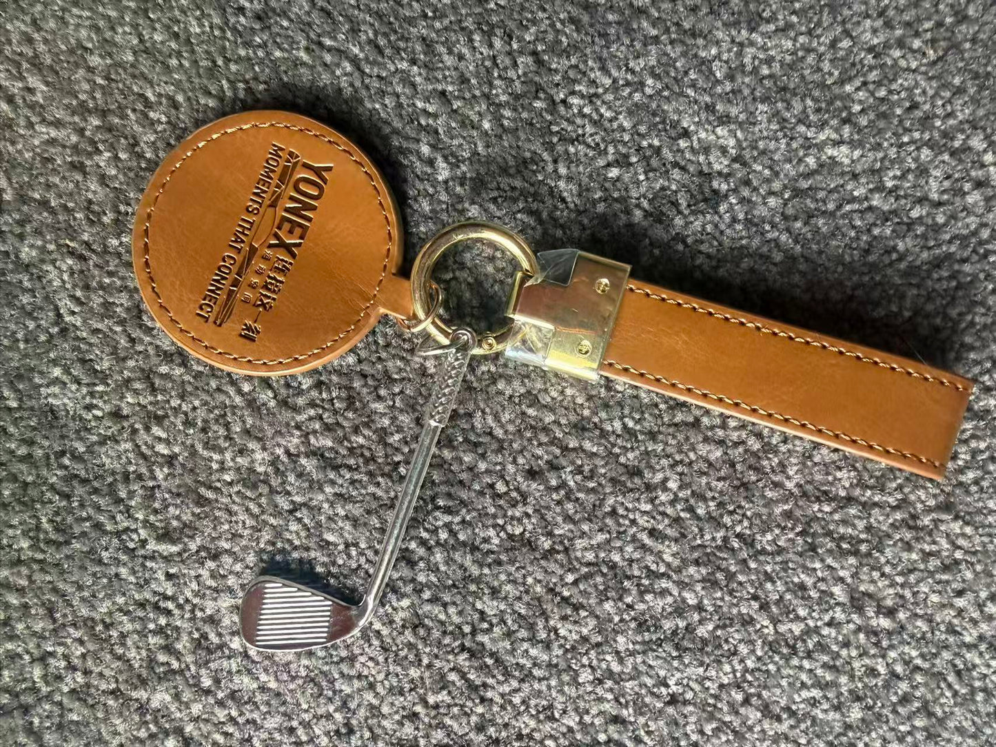 Yonex 80th Anniversary Edition Leather Keychain
