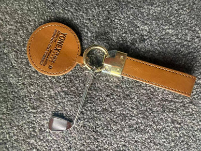 Yonex 80th Anniversary Edition Leather Keychain