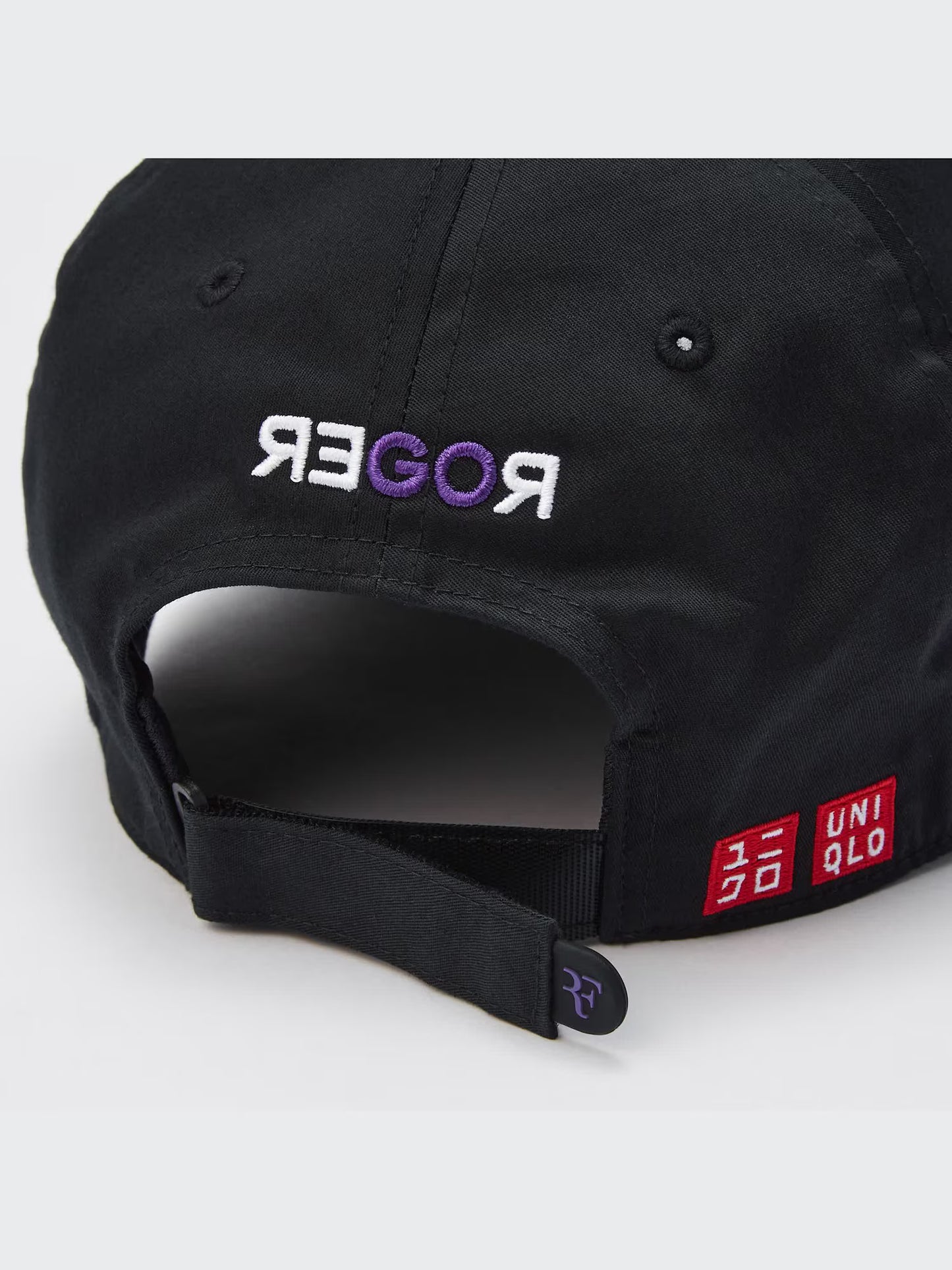 Uniqlo Unisex ROGER FEDERER CAP Black/Purple