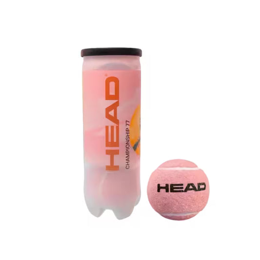 HEAD Championship 77 Tennis Balls (3 balls) Pink