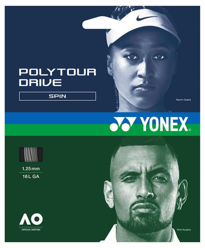 YONEX POLYTOUR DRIVE 125 12M SET Silver