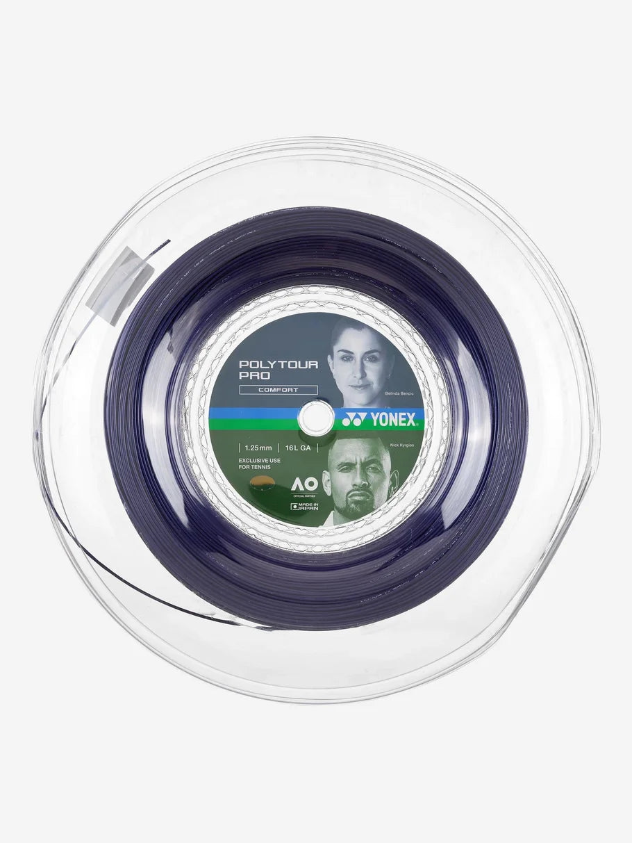 Yonex Poly Tour Pro Tennis String 200M Reel Midnight Purple