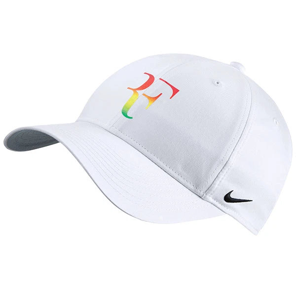 Nike RF Roger Federer Iridescent Tennis Hat 835536-100 White