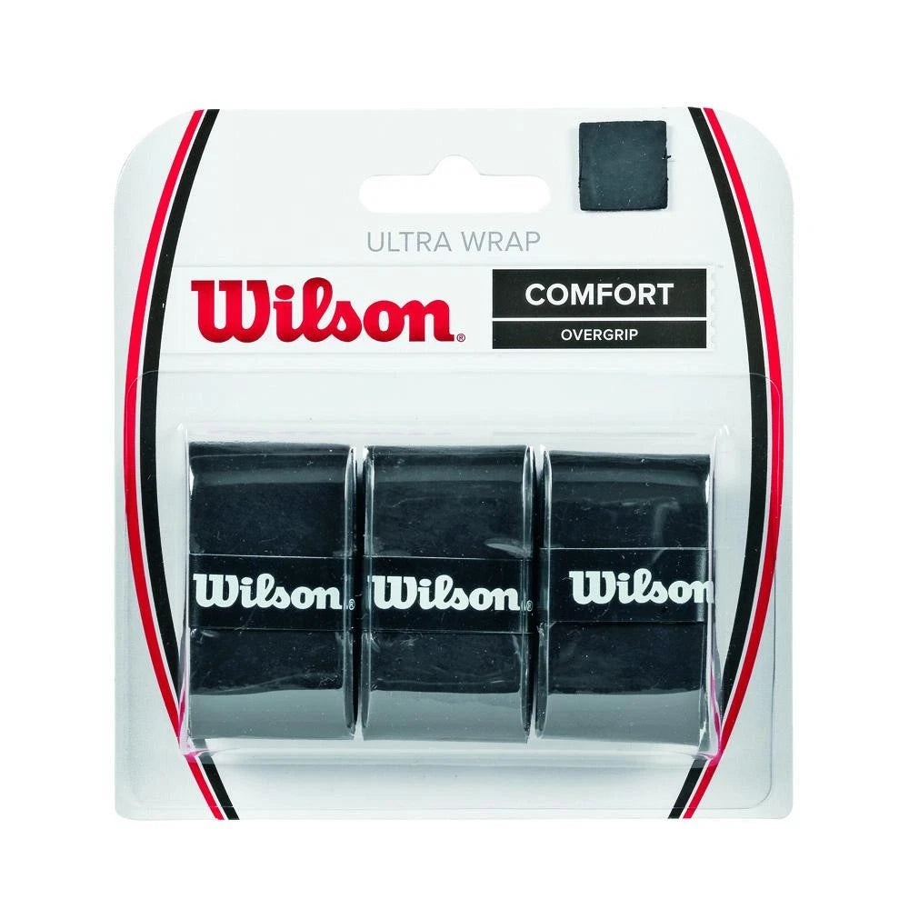 Wilson Ultra Wrap Overgrip 3 Pack Black