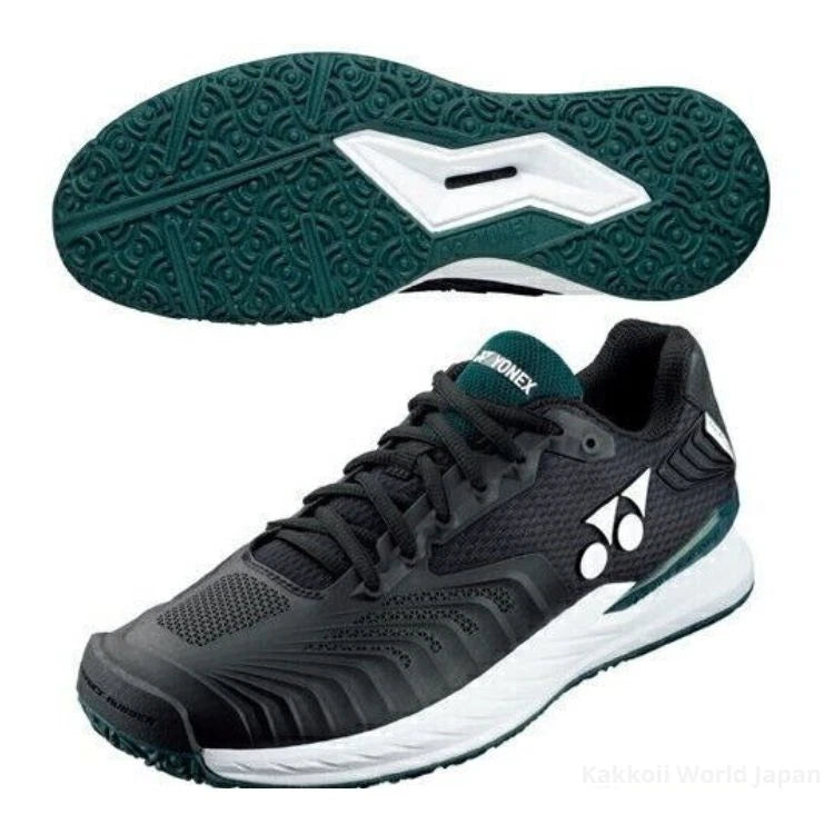 YONEX POWER CUSHION ECLIPTION 4  Men's Tennis Clay Shoes Black/Green