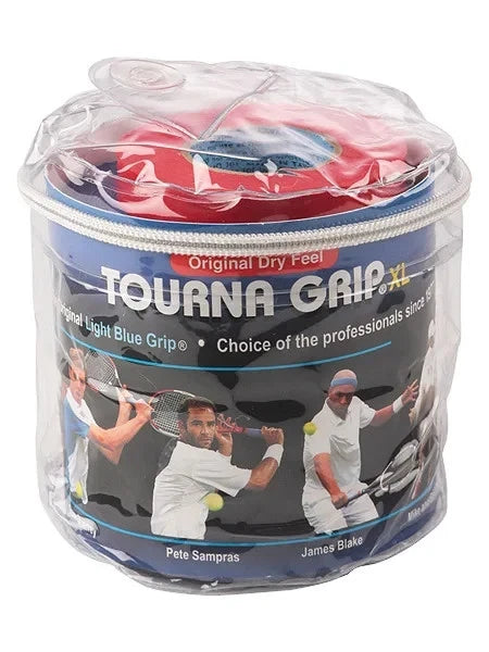 Tourna Grip Original XL Overgrip 30 Pack Dry Feel Made in USA