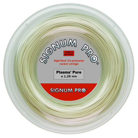 Signum Pro Plasma Pure 1.23mm Tennis string 200M Reel White