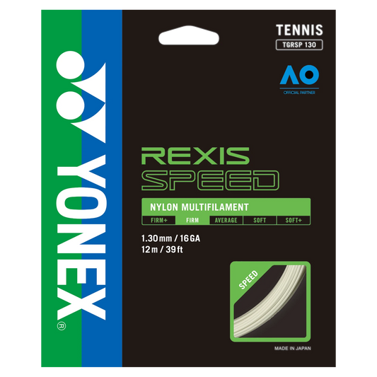 Yonex Rexis Speed 16/1.30 Tennis String 12M Set