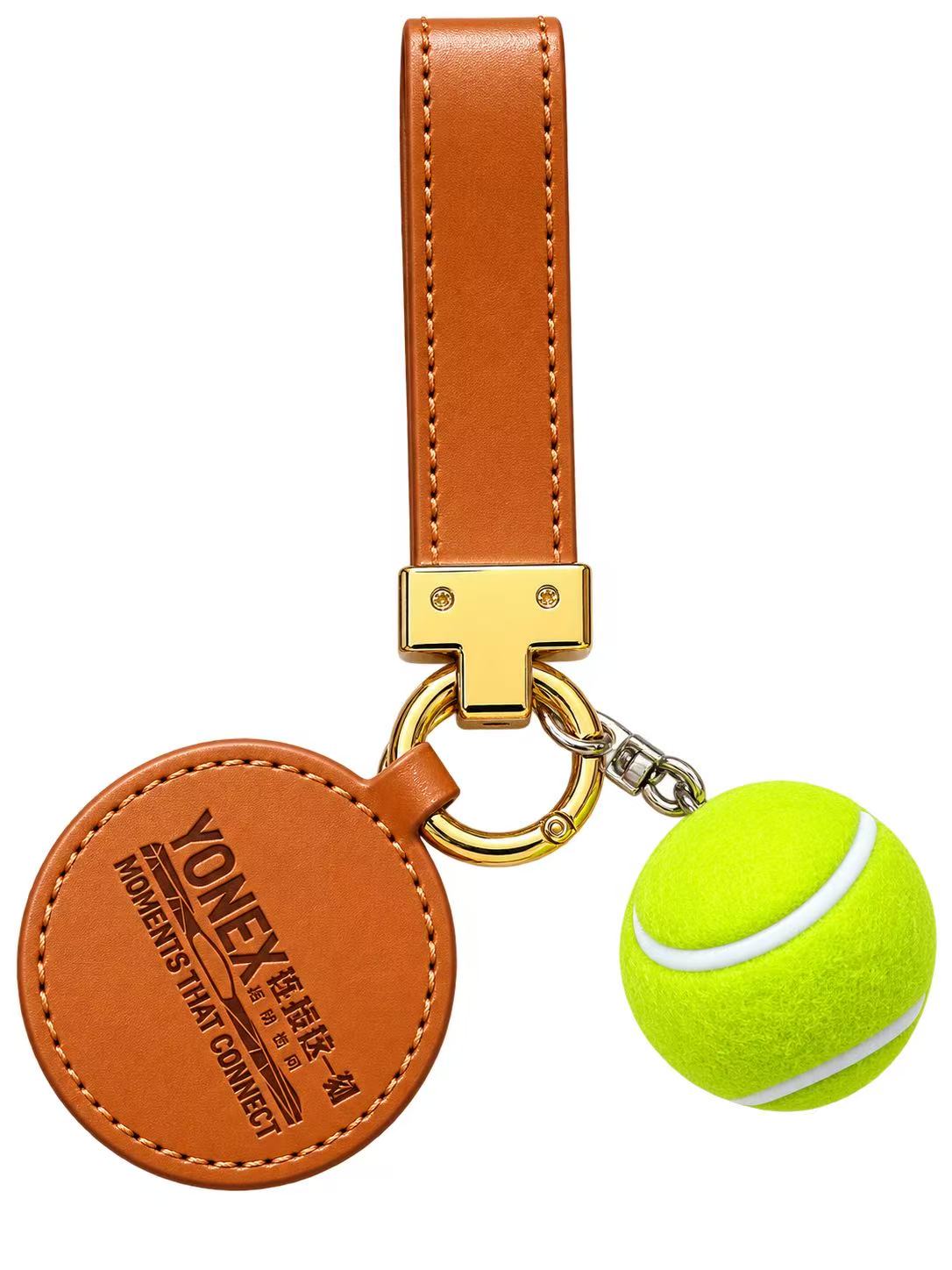 Yonex 80th Anniversary Edition Leather Keychain