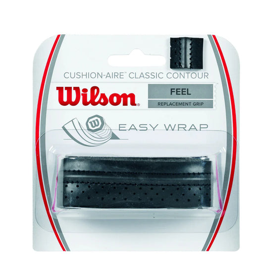 Wilson Cushion-Aire Classic Contour Replacement Tennis Grip Black