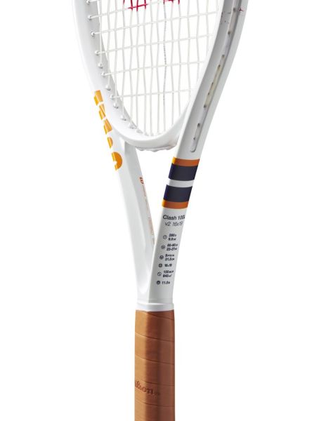 Wilson 2023 Roland Garros Clash 100L V2  Tennis Racquet Frame