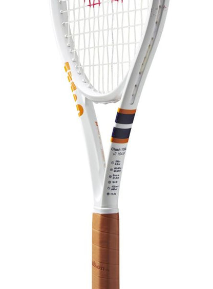 Wilson 2023 Roland Garros Clash 100L V2  Tennis Racquet Frame