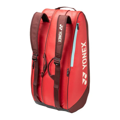 YONEX BA42529 Team 9-pack Tennis Racquet Bag Ruby Red