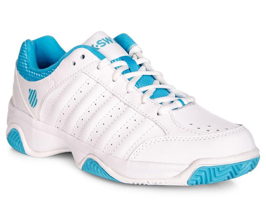 K-Swiss Women's GranCourt III Tennis Shoe  White/Bachelor Button US 5 /35.5